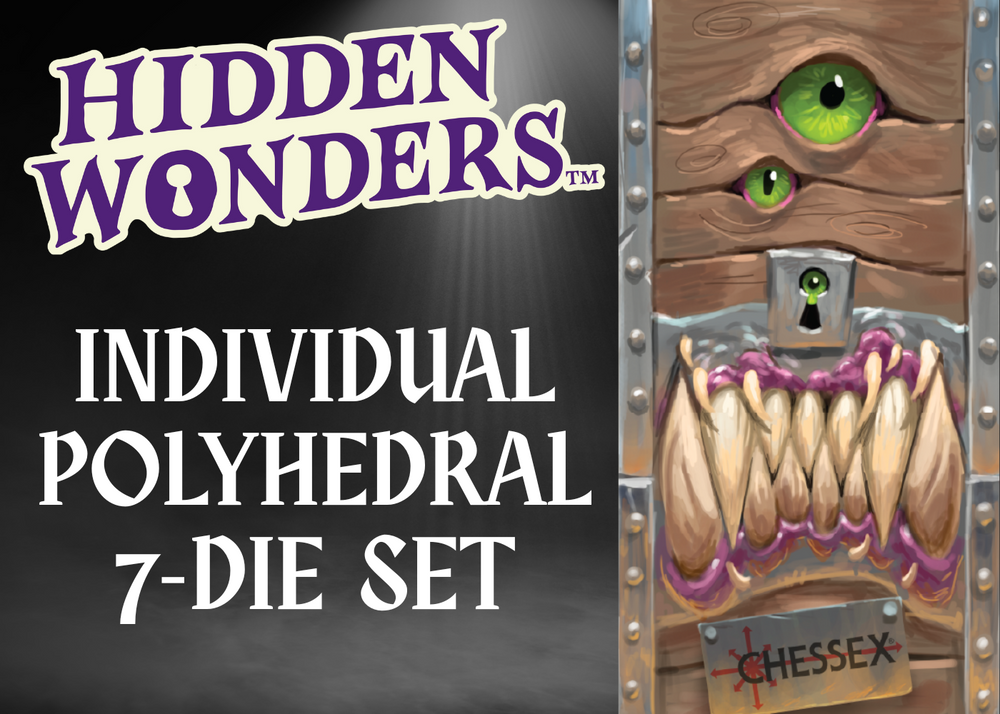 Hidden Wonders™ Assorted 7-Die Polyhedral Set