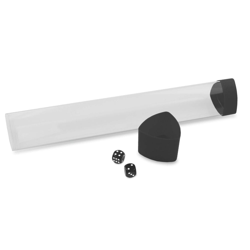 Playmat Tube with Dice Cap - Black