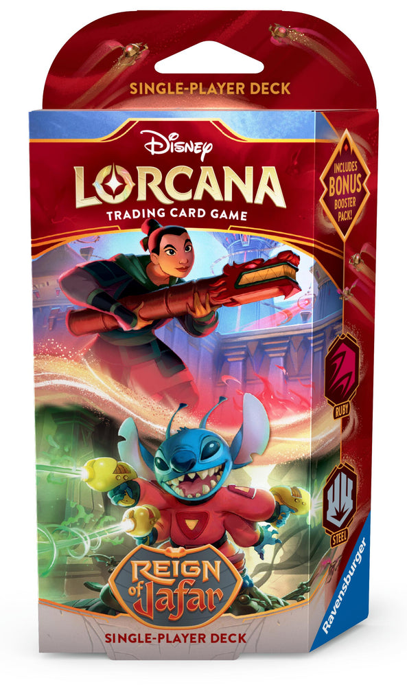 PRE-ORDER: Reign of Jafar - Starter Deck (Ruby & Steel)