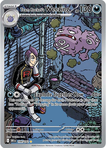 Team Rocket's Weezing (199/182) [Scarlet & Violet: Destined Rivals]
