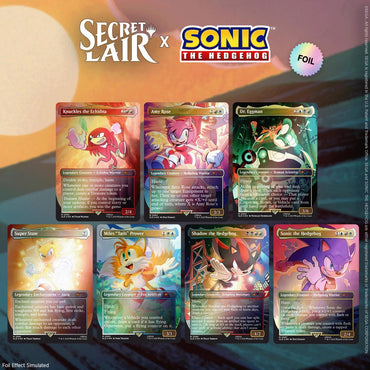 Secret Lair: Drop Series - Secret Lair x Sonic the Hedgehog (Friends & Foes - Rainbow Foil)