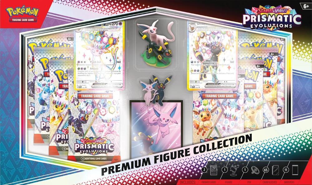 PRE-ORDER: Scarlet & Violet: Prismatic Evolutions Premium Figure Collection (Limit 1/household)