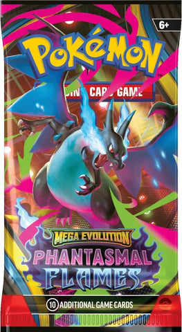PRE-ORDER: Mega Evolution: Phantasmal Flames - Booster Pack (Limit 6/person)
