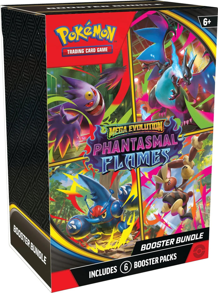 PRE-ORDER: Mega Evolution: Phantasmal Flames - Booster Bundle (Limit 1/household)
