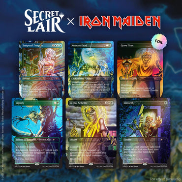 Secret Lair: Drop Series - Secret Lair x Iron Maiden: Album Art (Rainbow Foil Edition)