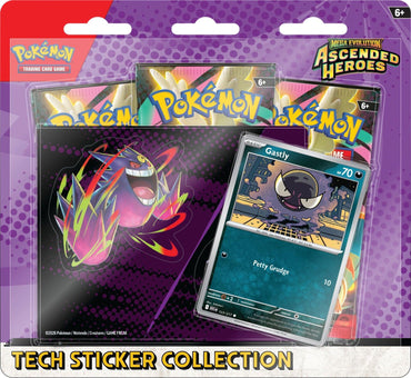 PRE-ORDER: Mega Evolution: Ascended Heroes - Tech Sticker Collection (Gastly) (Limit 2/household)