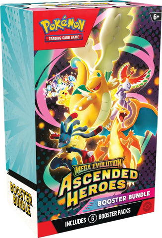 PRE-ORDER: Mega Evolution: Ascended Heroes - Booster Bundle (Limit 5/household)