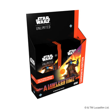 PRE-ORDER: A Lawless Time Carbonite Edition - Booster Display