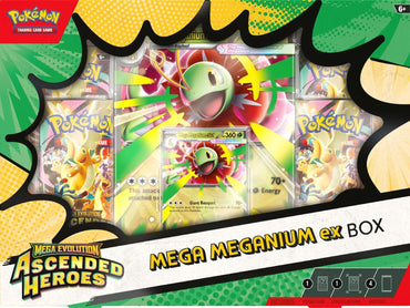 PRE-ORDER: Mega Evolution: Ascended Heroes - Mega Meganium ex Box (Limit 1/household)