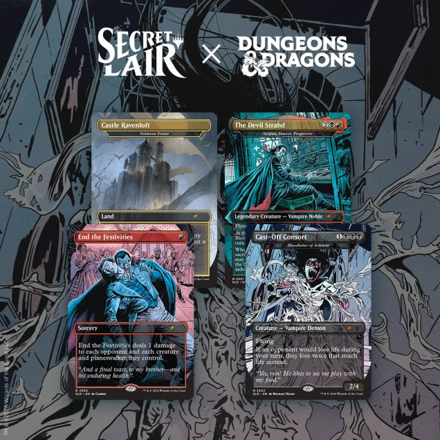 Secret Lair: Drop Series - Secret Lair x Dungeons & Dragons: Strahd's Descent: Traditional Foil Edition