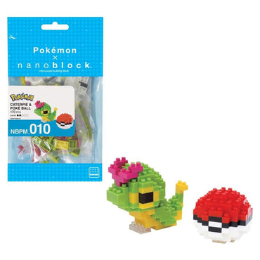 Nanoblocks: Pokemon: Caterpie & Pokeball