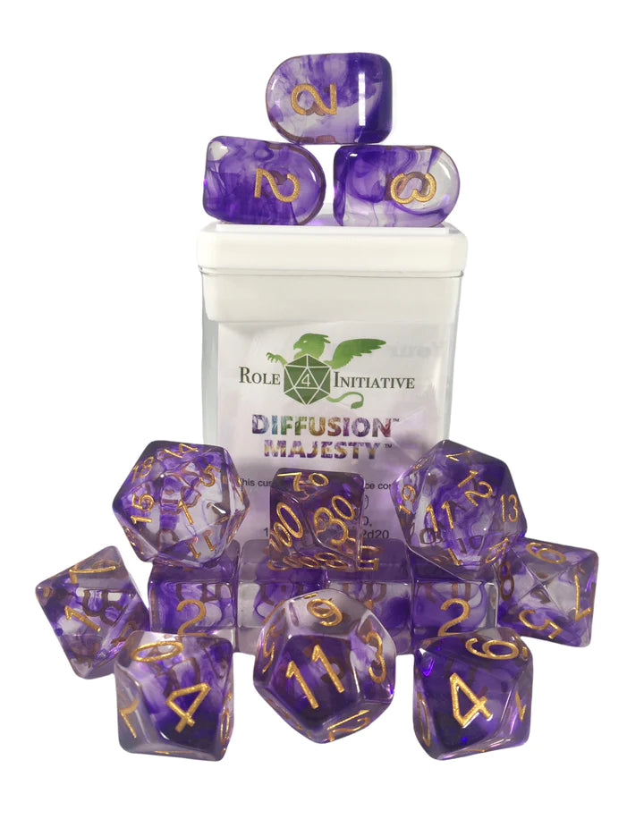 Set of 15 dice w/ Arch'd4: Diffusion Majesty