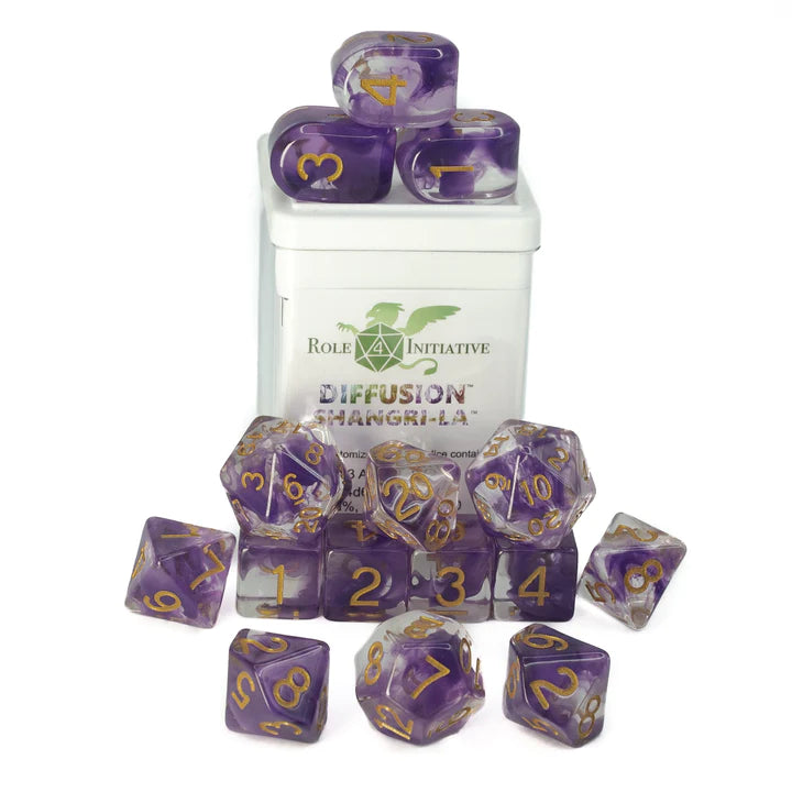 Set of 15 dice w/ Arch'd4: Diffusion Shangri-La