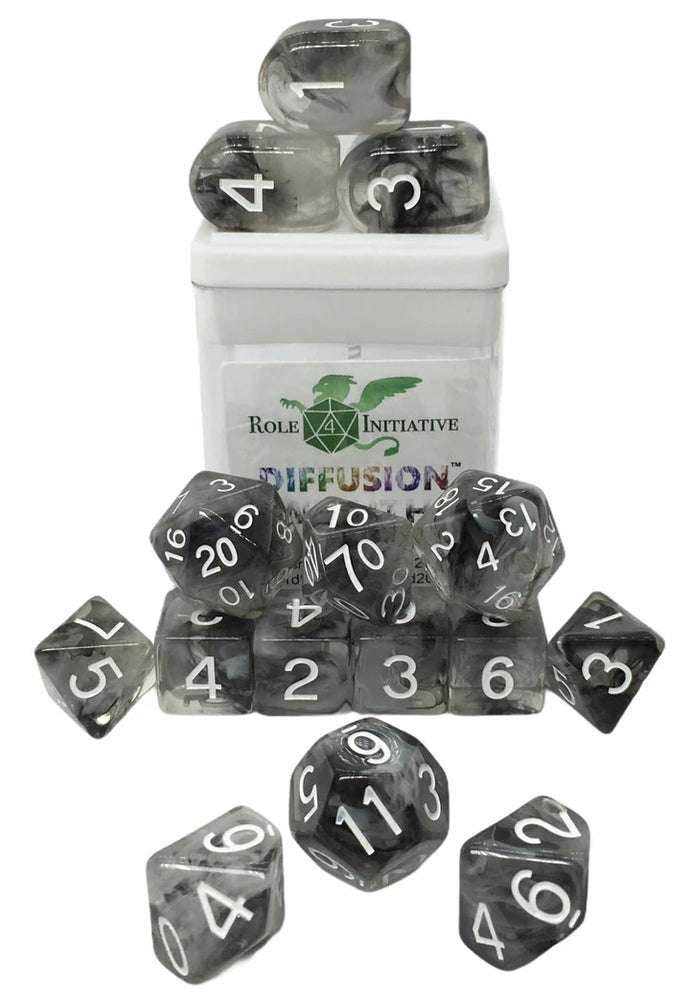 Set of 15 Dice w/ Arch'd4: Diffusion Wraith