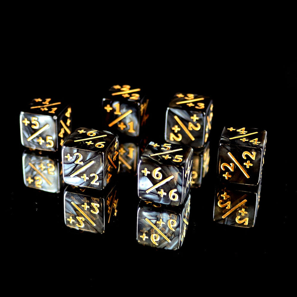 Positive 6pc Counter Set - Smoke for MTG