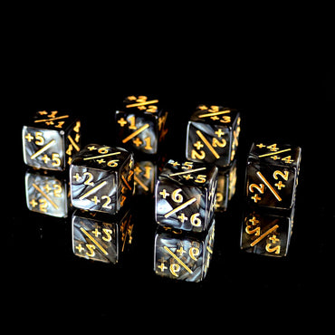 Positive 6pc Counter Set - Smoke for MTG