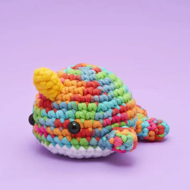 Rainbow Bjorn the Narwhal Beginner Crochet Kit