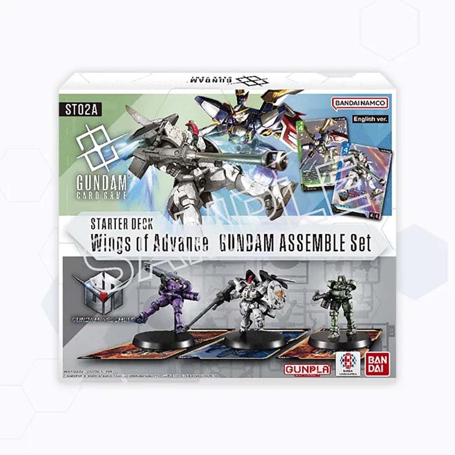 PRE-ORDER: GUNDAM CARD GAME: ASSEMBLE STARTER SET [ST02A]: Wings of Advance