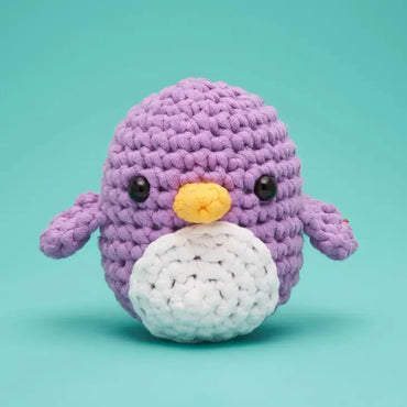 Pierre the Purple Penguin Beginner Crochet Kit