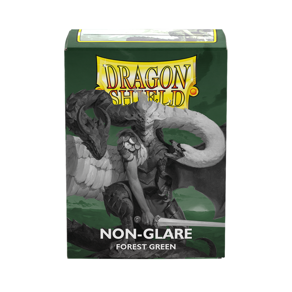 Dragon Shield Non-Glare Matte Forest Green Sleeves (100-Pack)