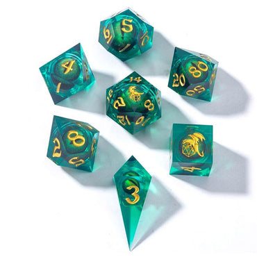 7-Set Captured Magic Liquid Core Hand Sanded Sharp Edge Resin