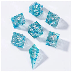 7-Set Captured Magic Liquid Core Hand Sanded Sharp Edge Resin