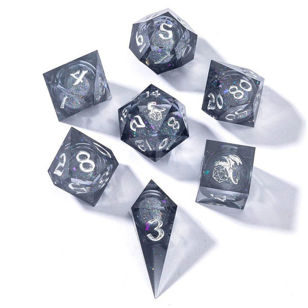 7-Set Captured Magic Liquid Core Hand Sanded Sharp Edge Resin