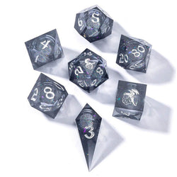 7-Set Captured Magic Liquid Core Hand Sanded Sharp Edge Resin
