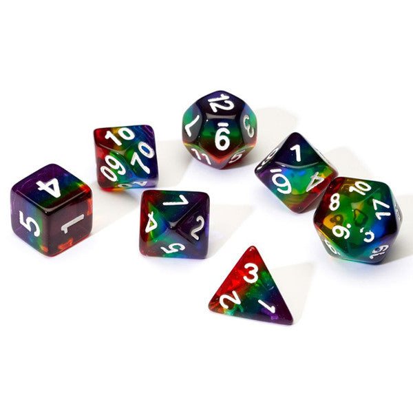 7 Set Transparent Layered Resin (rainbow)