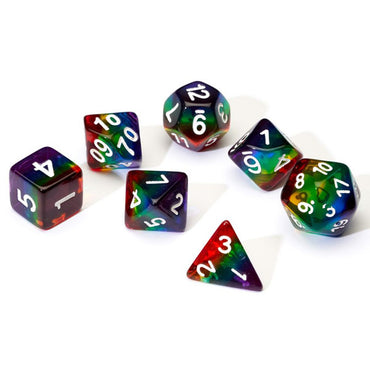 7 Set Transparent Layered Resin (rainbow)