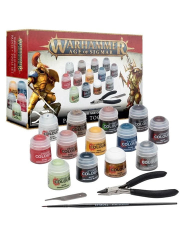 Citadel Paint: WARHAMER AGE OF SIGMAR PAINTS AND TOOL SET