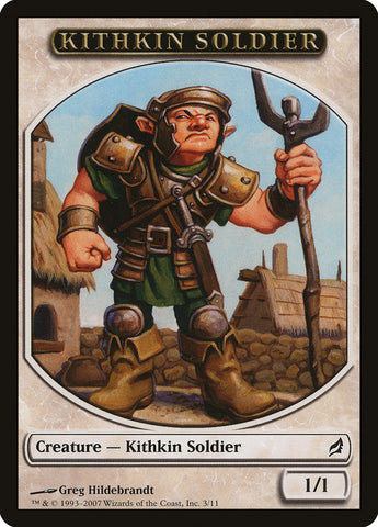 Kithkin Soldier Token [Lorwyn Tokens]