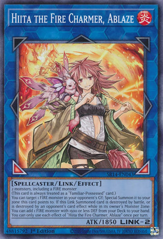 Hiita the Fire Charmer, Ablaze [SR14-EN043] Common