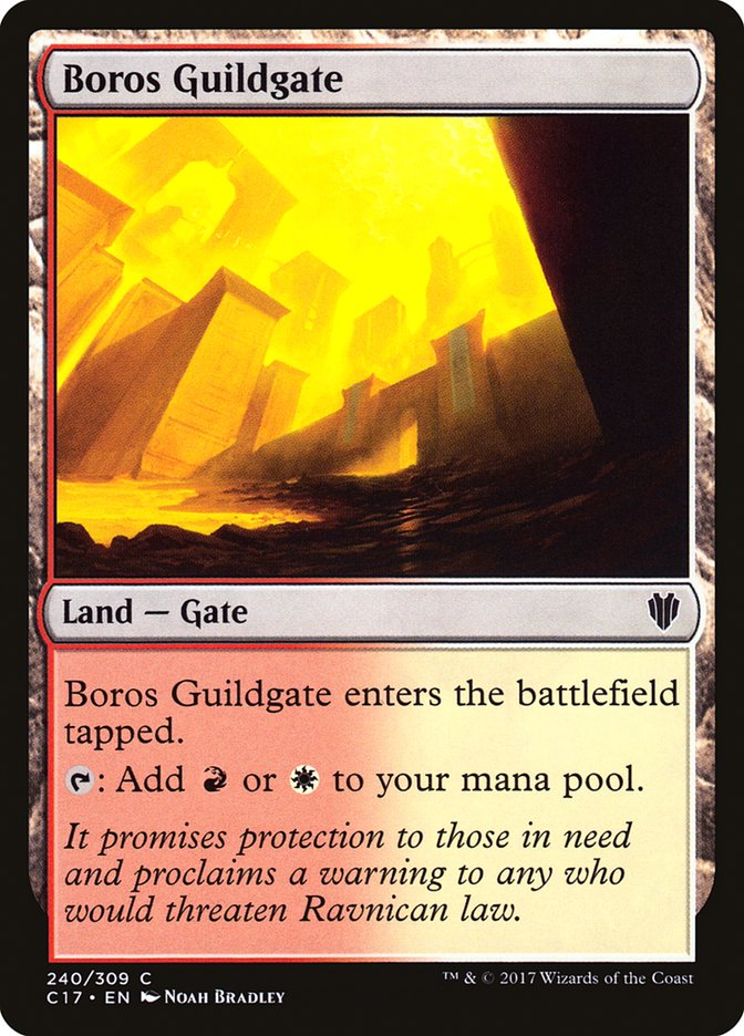 Boros Guildgate [Commander 2017]