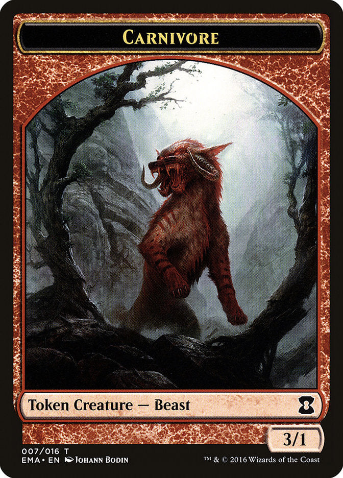 Carnivore Token [Eternal Masters Tokens]