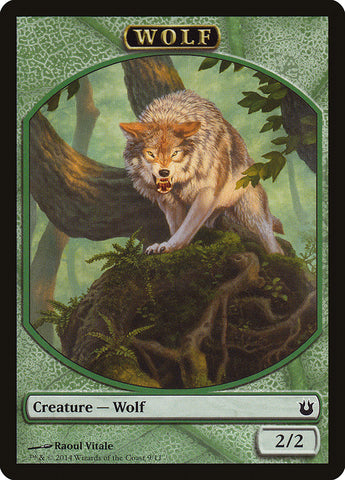 Wolf Token [Born of the Gods Tokens]