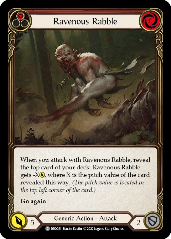 Ravenous Rabble [DRO021] (Uprising Dromai Blitz Deck)